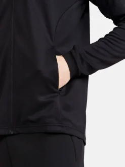 Craft Sportswear Mellanlager|Teamwear^Evolve Full Zip M Black-Logo