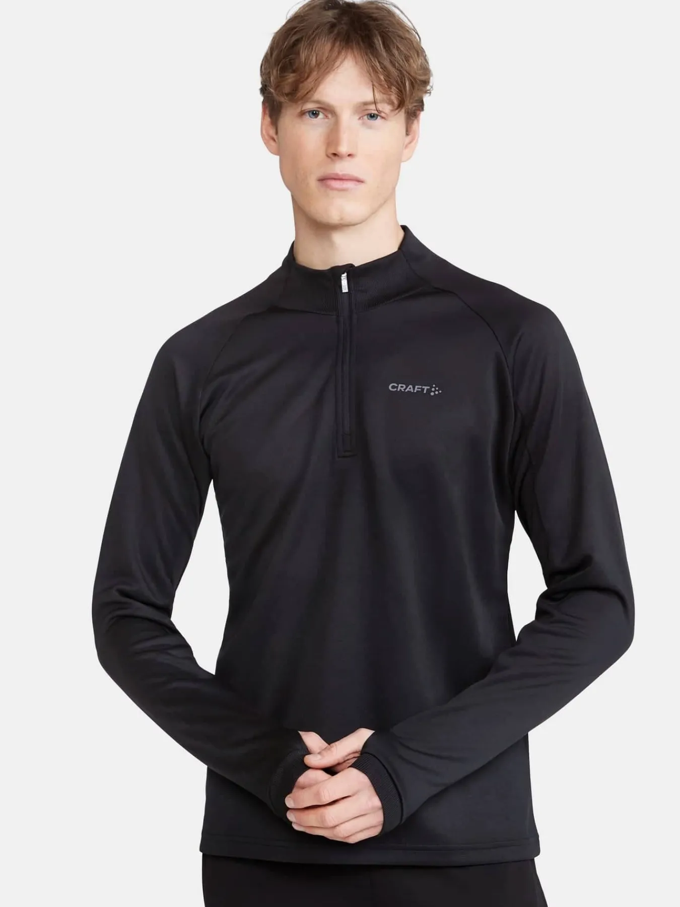 Craft Sportswear Mellanlager|Teamwear^Evolve Halfzip M Black-Logo