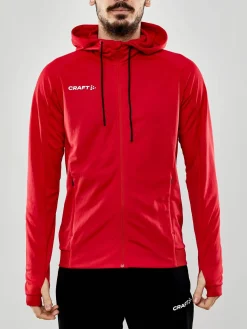 Craft Sportswear Hoodies & Sweatshirts|Teamwear^Evolve Hood Jacket M Bright Red