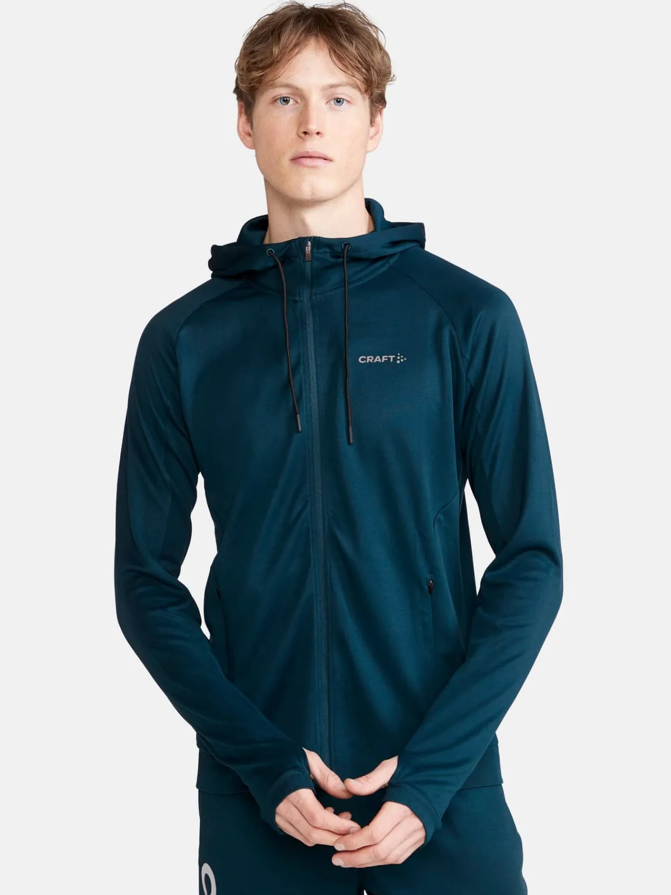 Craft Sportswear Hoodies & Sweatshirts|Teamwear^Evolve Hood Jacket M Pond-Logo