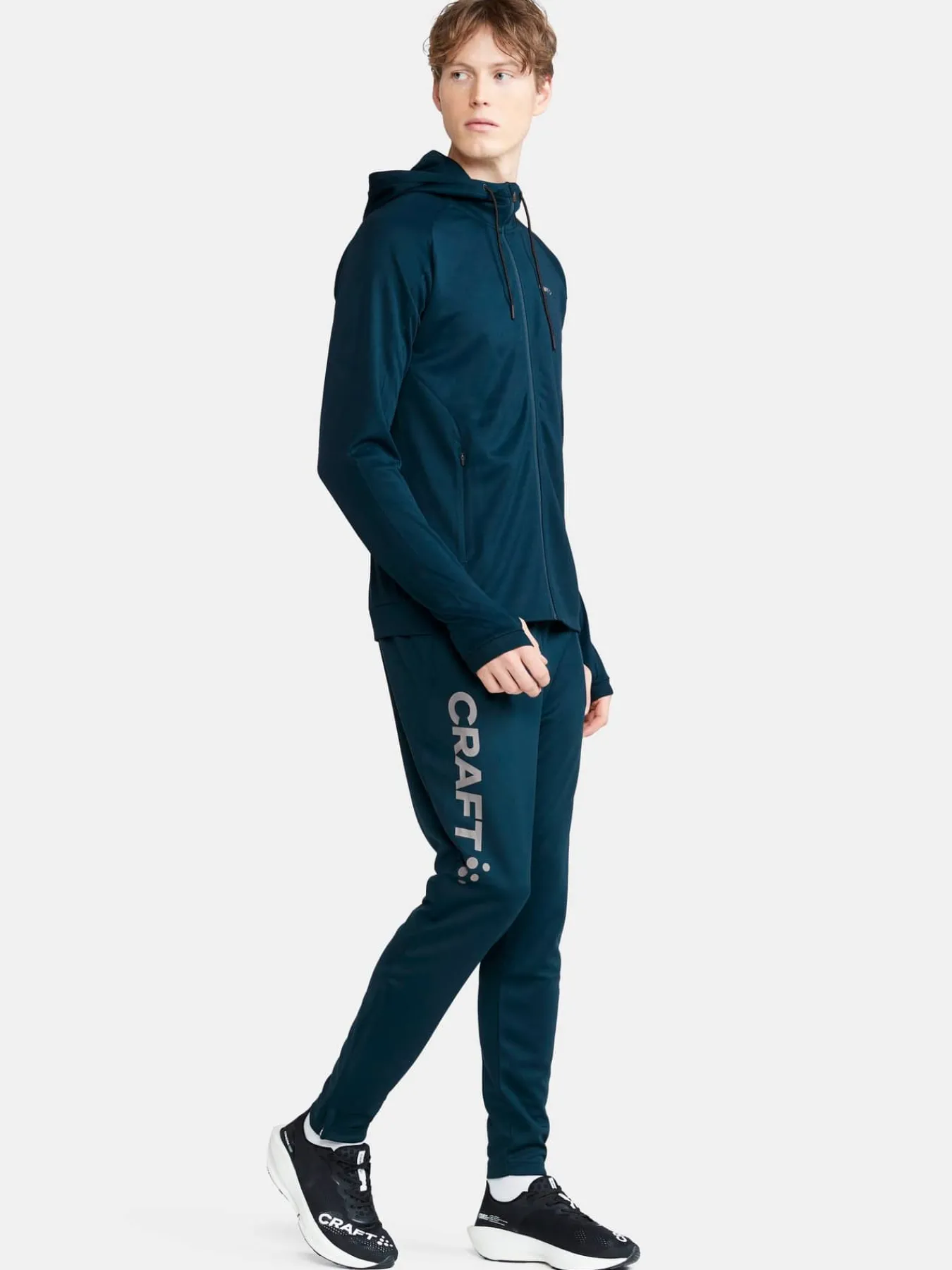 Craft Sportswear Hoodies & Sweatshirts|Teamwear^Evolve Hood Jacket M Pond-Logo