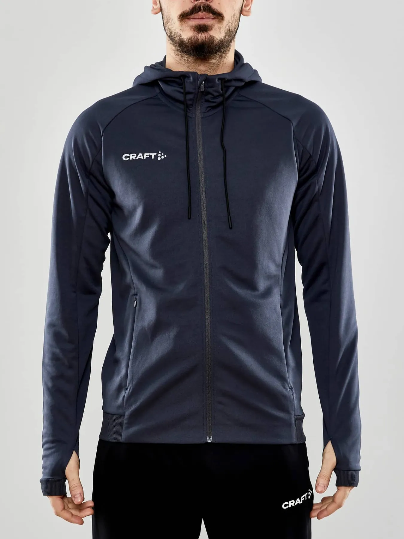 Craft Sportswear Hoodies & Sweatshirts|Teamwear^Evolve Hood Jacket M Asphalt