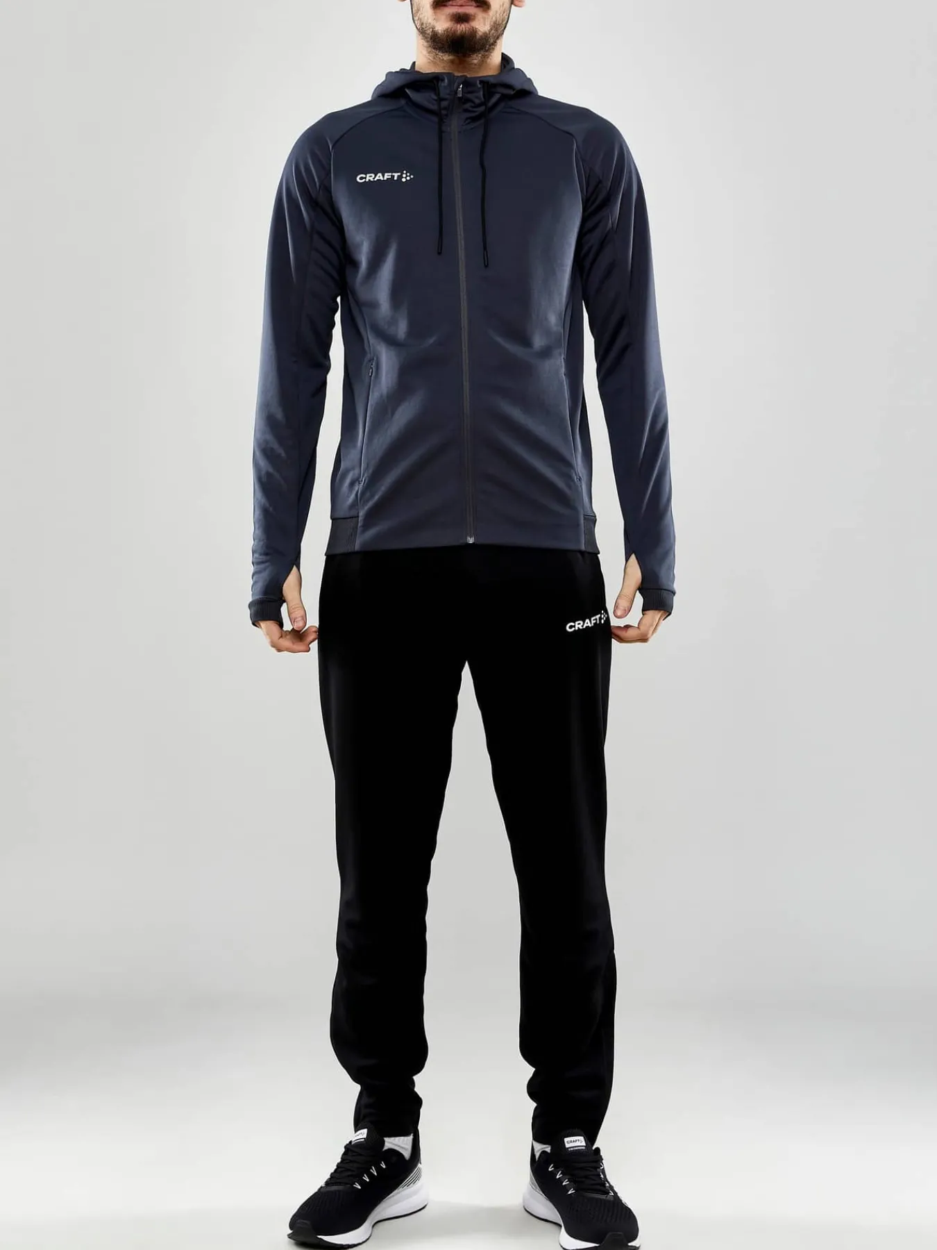 Craft Sportswear Hoodies & Sweatshirts|Teamwear^Evolve Hood Jacket M Asphalt