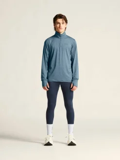 Craft Sportswear T-Shirts & Tröjor|Mellanlager^Flow HZ LS M Real/Melange