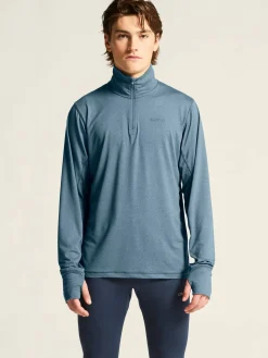 Craft Sportswear T-Shirts & Tröjor|Mellanlager^Flow HZ LS M Real/Melange