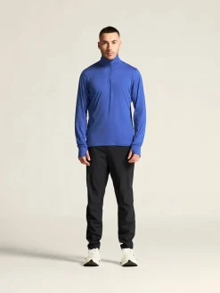 Craft Sportswear T-Shirts & Tröjor|Mellanlager^Flow HZ LS M Ink Blue/Melange
