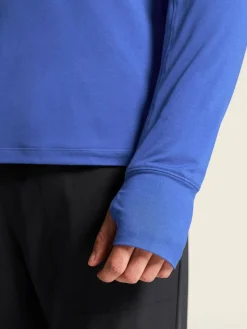 Craft Sportswear T-Shirts & Tröjor|Mellanlager^Flow HZ LS M Ink Blue/Melange