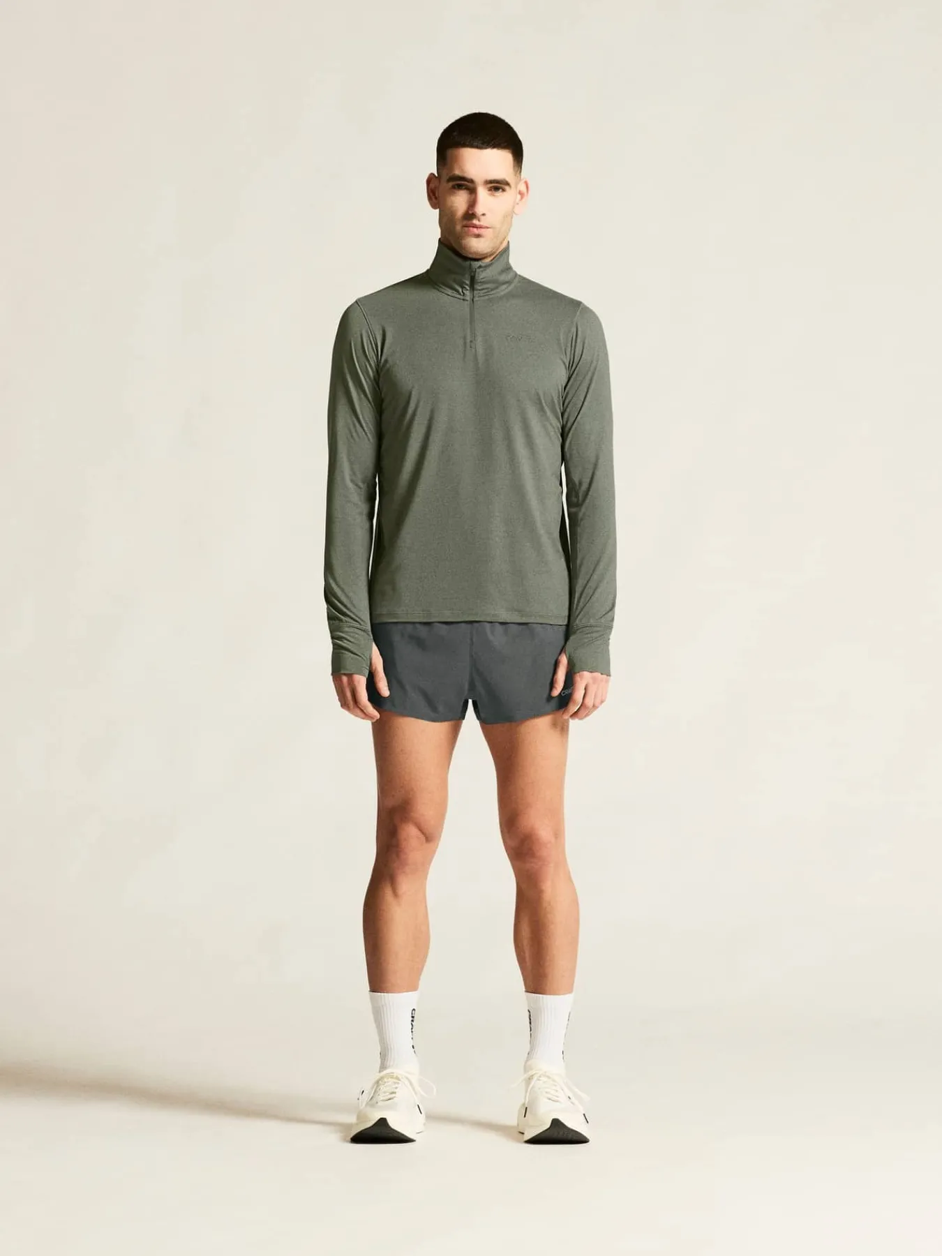 Craft Sportswear T-Shirts & Tröjor|Mellanlager^Flow HZ LS M Leaf Melange