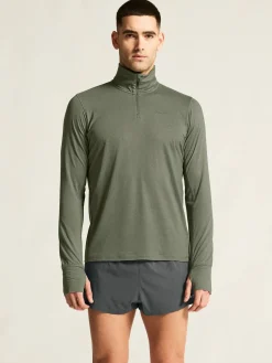 Craft Sportswear T-Shirts & Tröjor|Mellanlager^Flow HZ LS M Leaf Melange