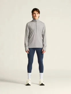 Craft Sportswear T-Shirts & Tröjor|Mellanlager^Flow HZ LS M Grey melange