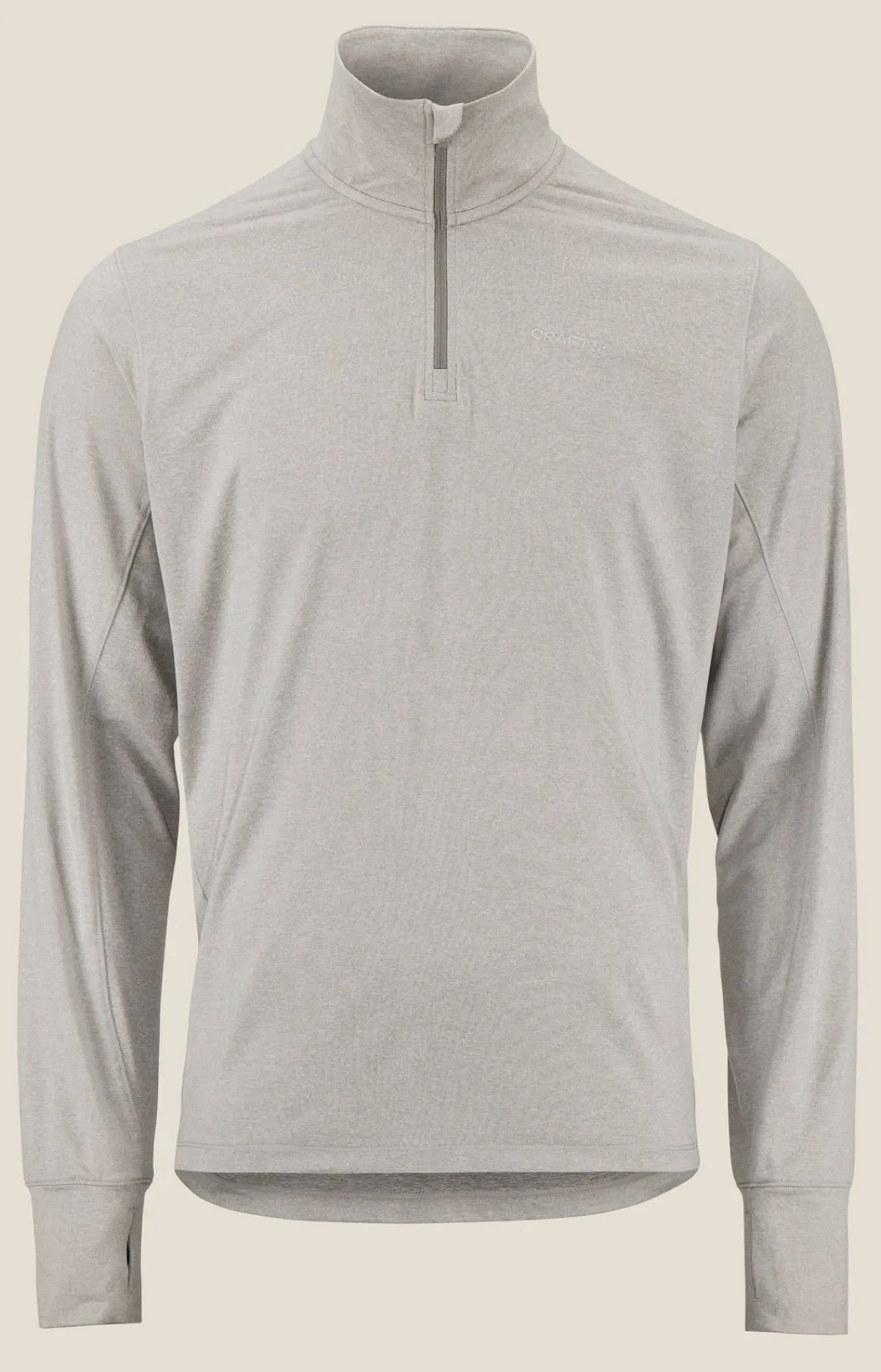 Craft Sportswear T-Shirts & Tröjor|Mellanlager^Flow HZ LS M Grey melange