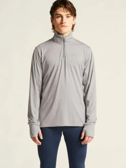 Craft Sportswear T-Shirts & Tröjor|Mellanlager^Flow HZ LS M Grey melange