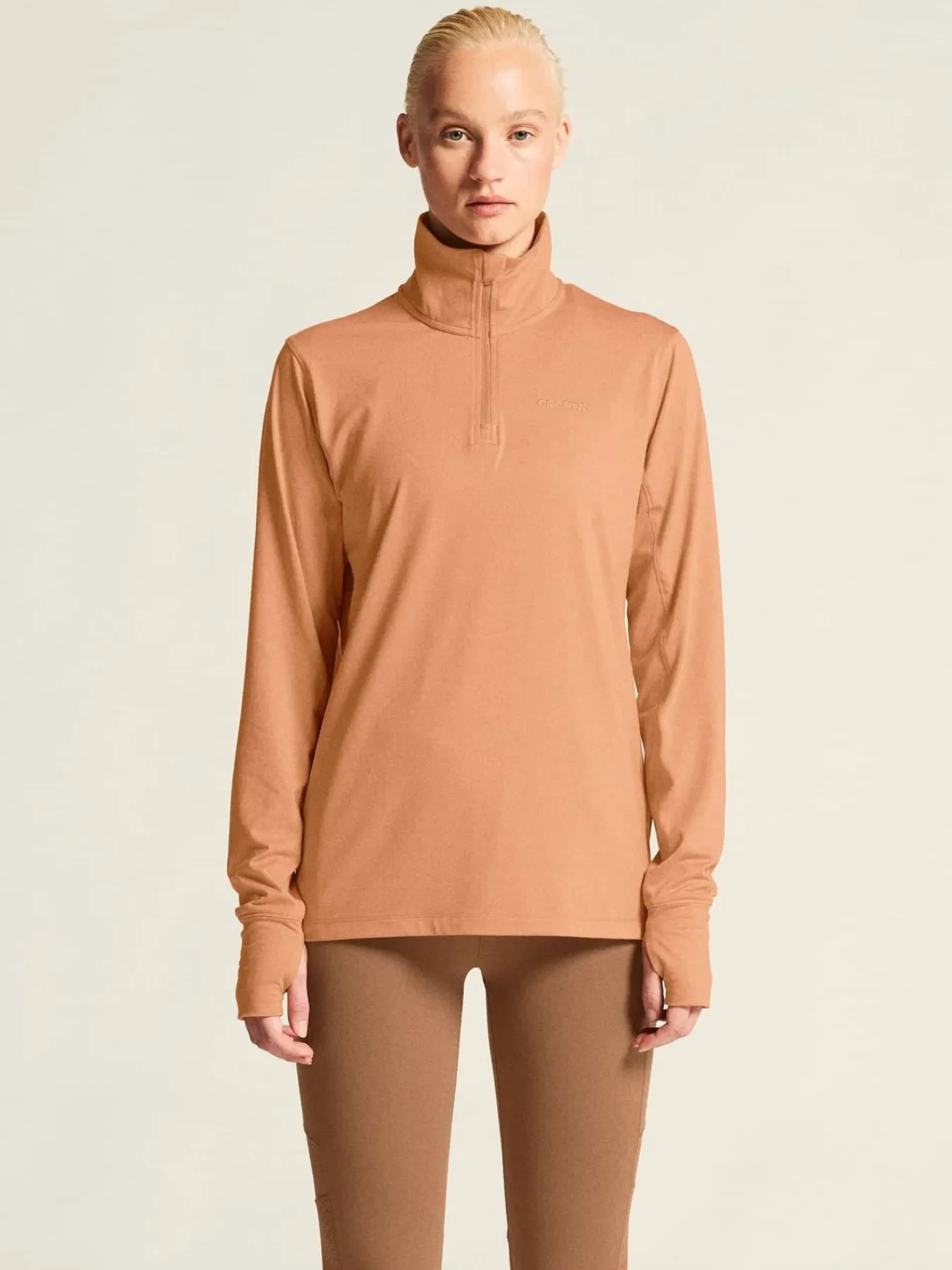 Craft Sportswear Träning^Flow HZ LS W Syrup/Melange