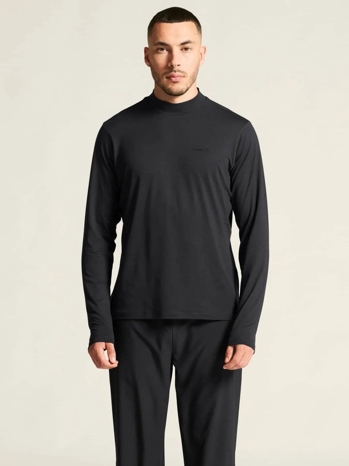 Craft Sportswear T-Shirts & Tröjor|Mellanlager^Flow MN LS M Black/Melange