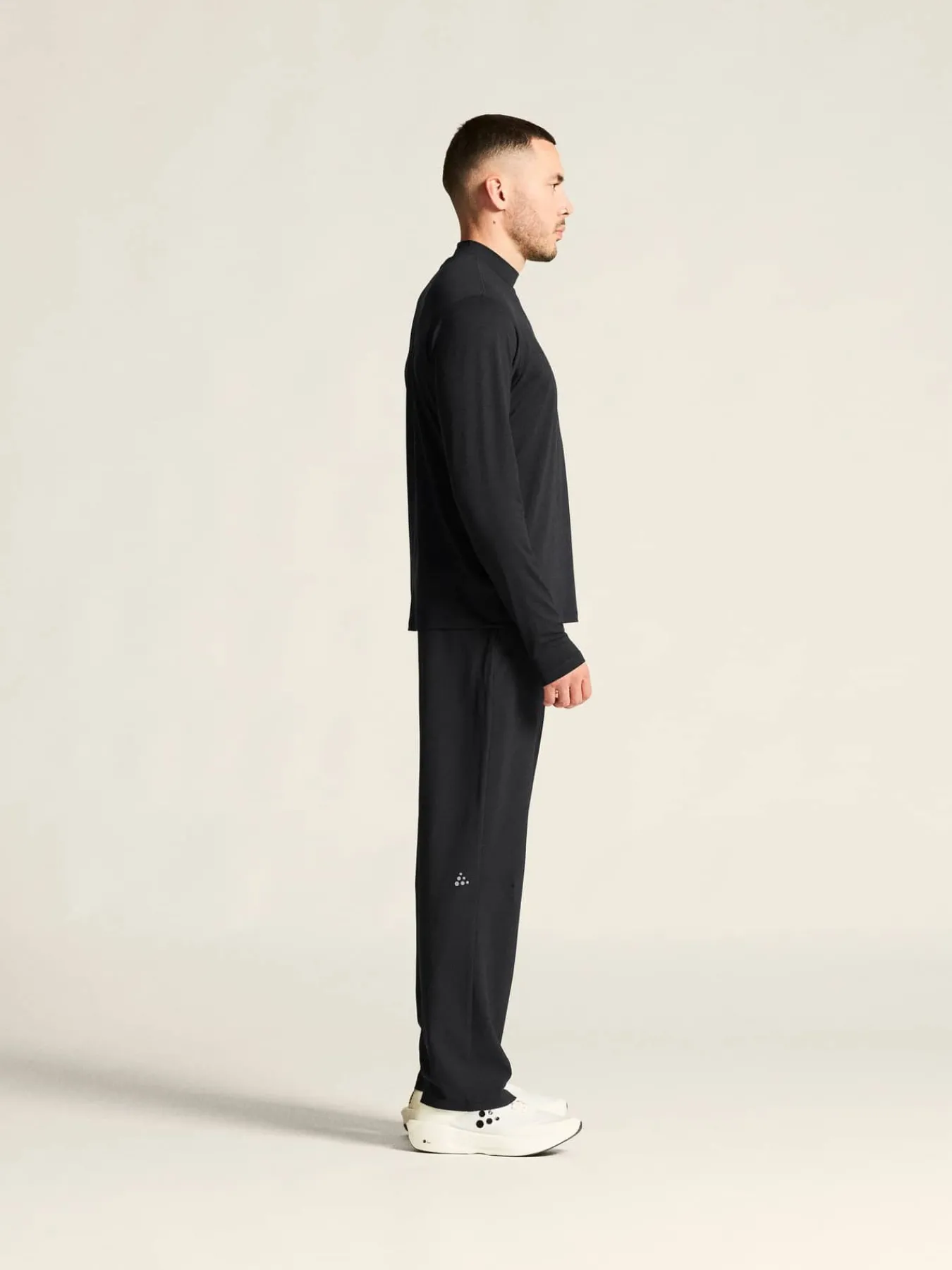 Craft Sportswear T-Shirts & Tröjor|Mellanlager^Flow MN LS M Black/Melange