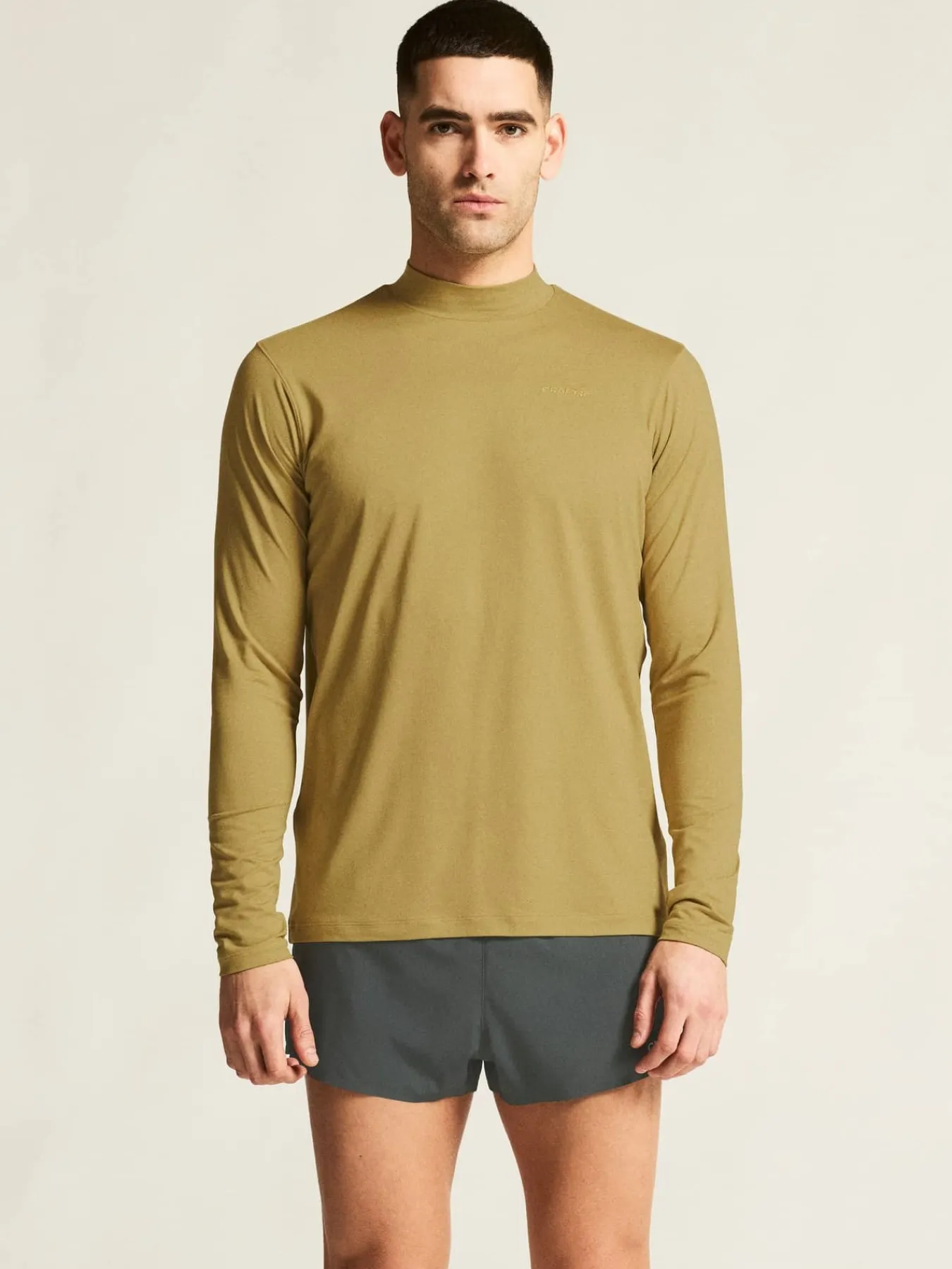 Craft Sportswear T-Shirts & Tröjor|Mellanlager^Flow MN LS M Khaki Melange