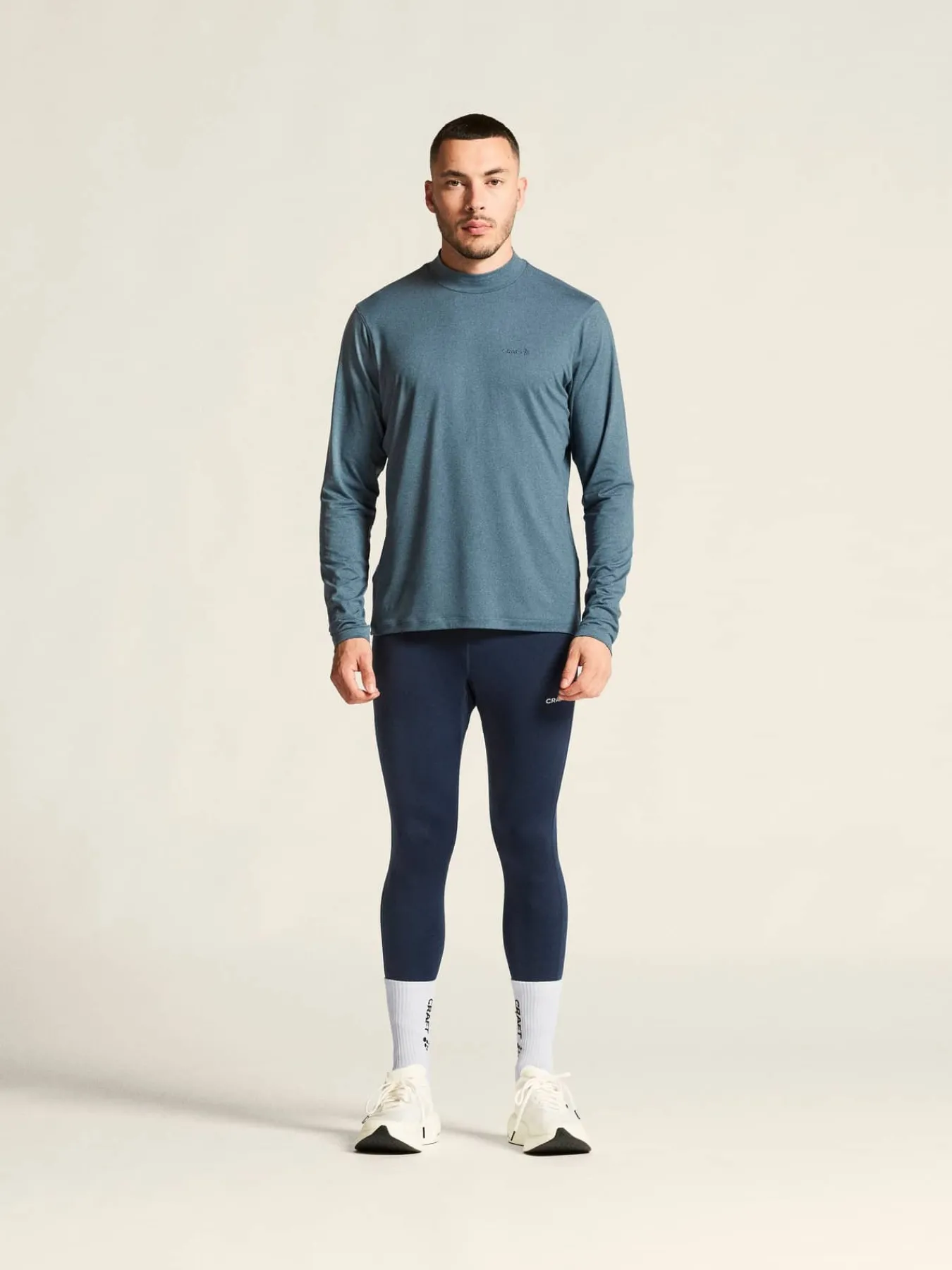 Craft Sportswear T-Shirts & Tröjor|Mellanlager^Flow MN LS M Real/Melange