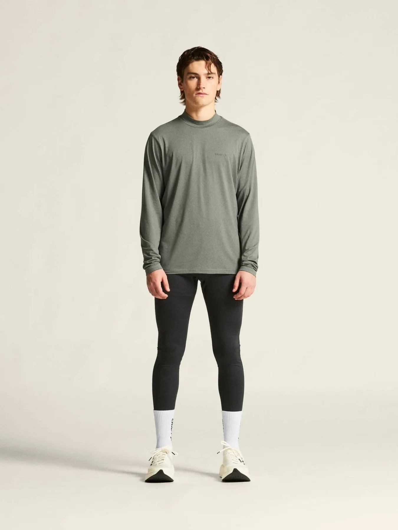 Craft Sportswear T-Shirts & Tröjor|Mellanlager^Flow MN LS M Leaf/Melange
