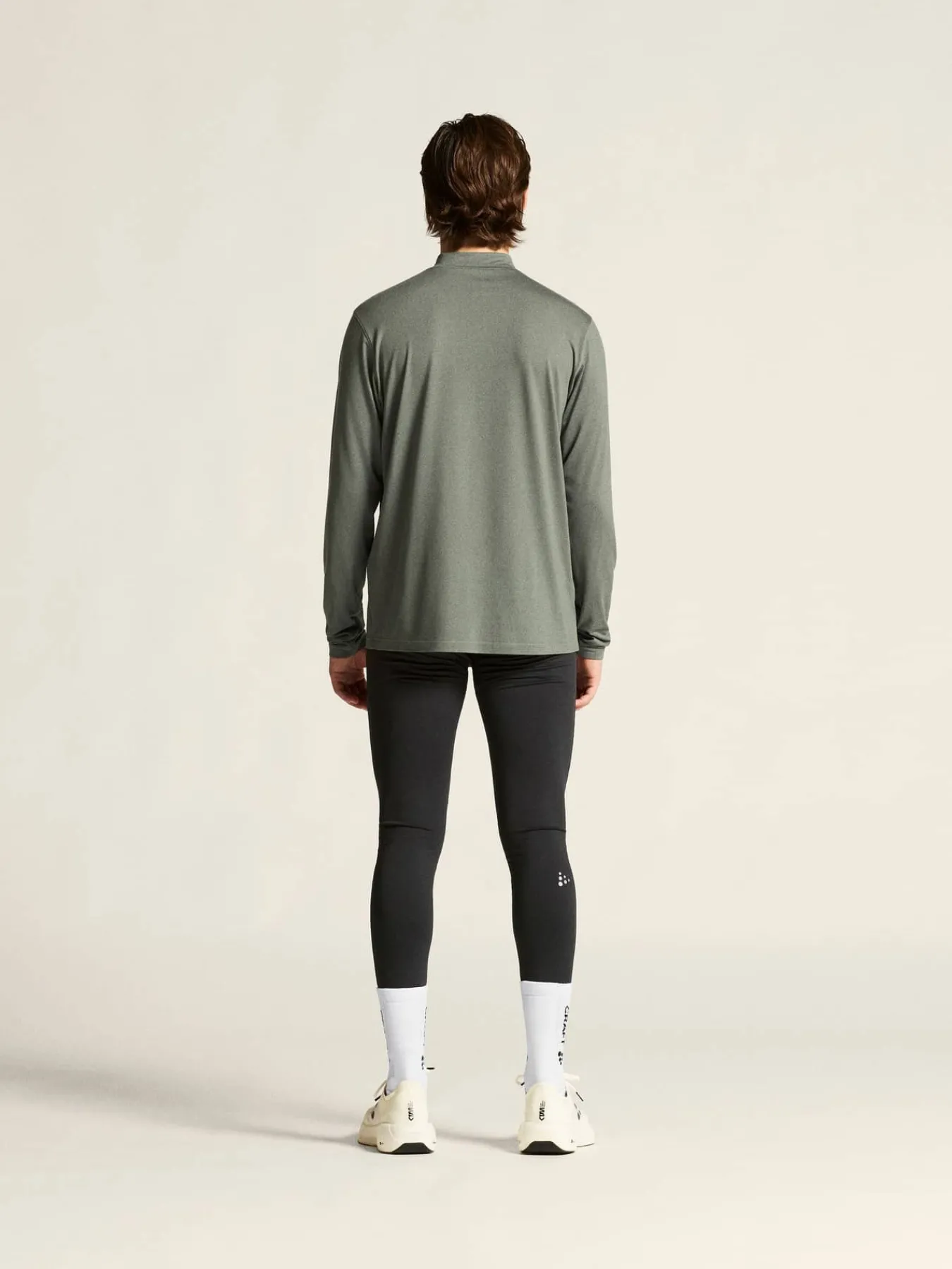 Craft Sportswear T-Shirts & Tröjor|Mellanlager^Flow MN LS M Leaf/Melange