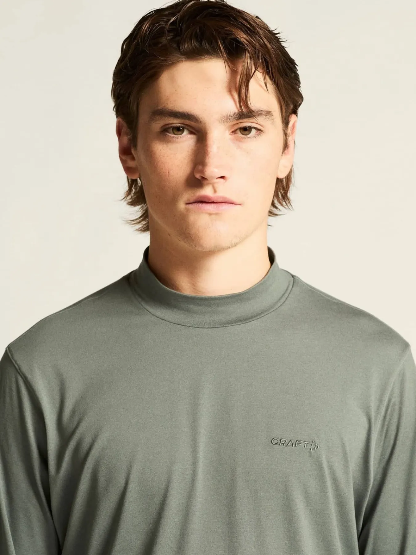 Craft Sportswear T-Shirts & Tröjor|Mellanlager^Flow MN LS M Leaf/Melange