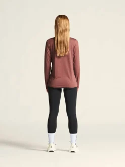 Craft Sportswear Träning^Flow MN LS W Rose Brown/Melange