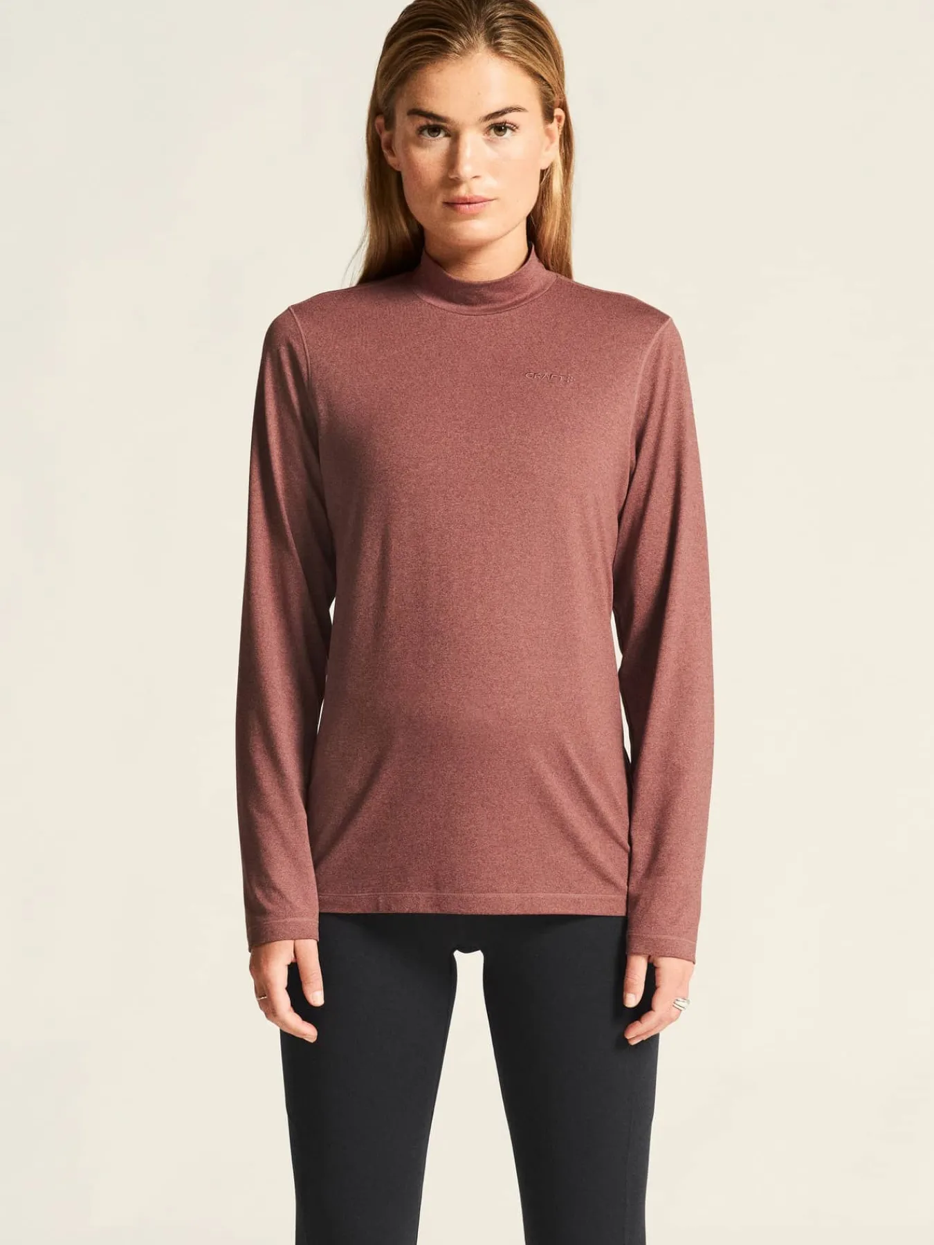 Craft Sportswear Träning^Flow MN LS W Rose Brown/Melange