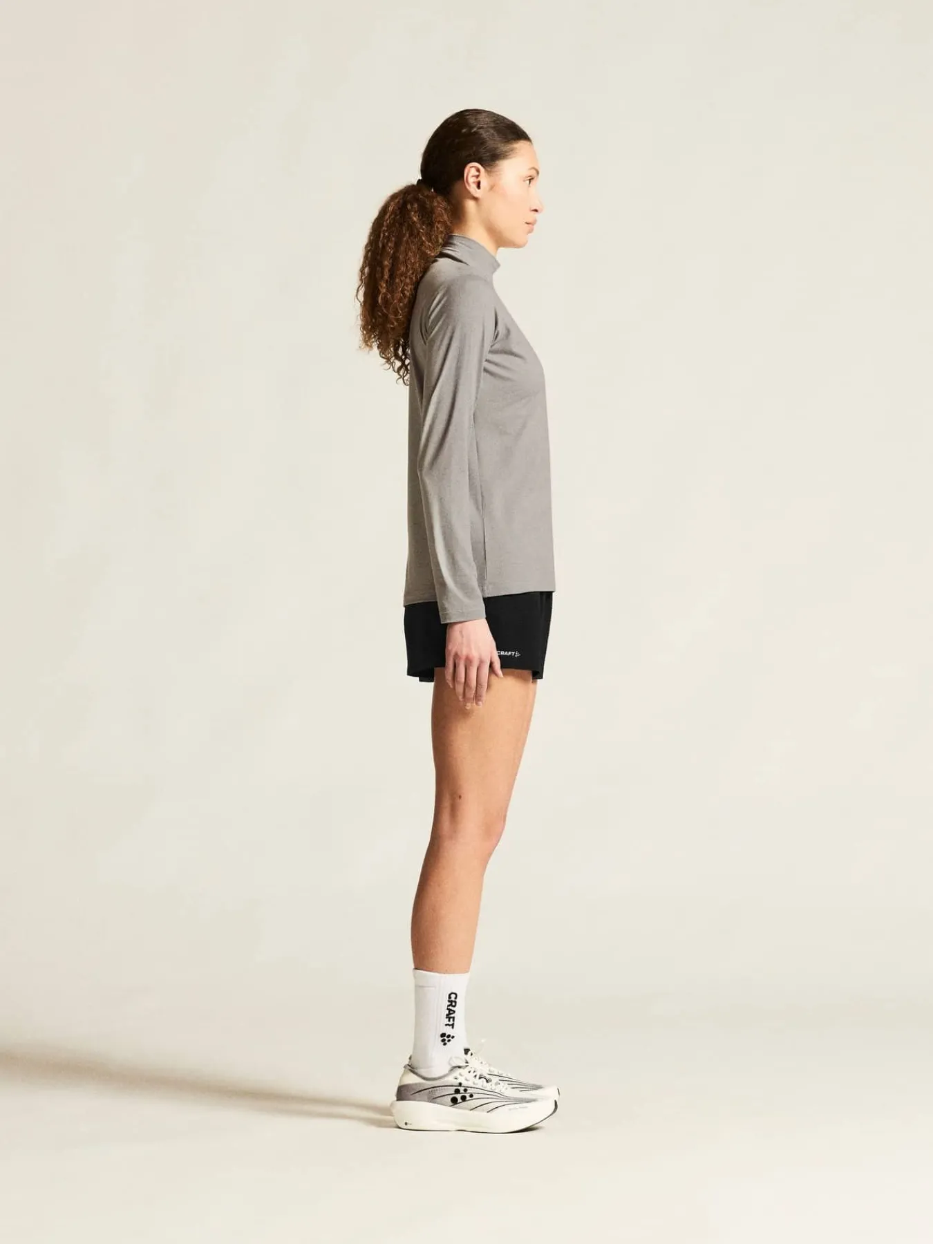 Craft Sportswear Träning^Flow MN LS W Grey Melange
