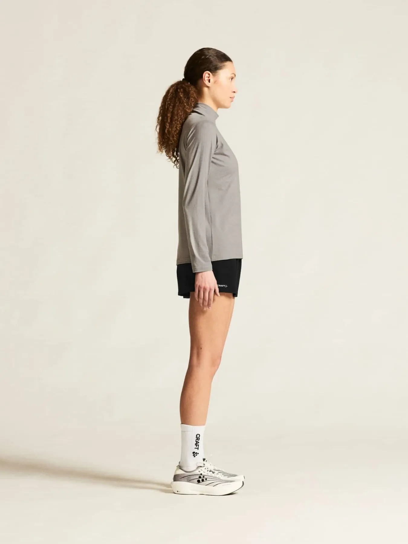 Craft Sportswear Träning^Flow MN LS W Grey Melange