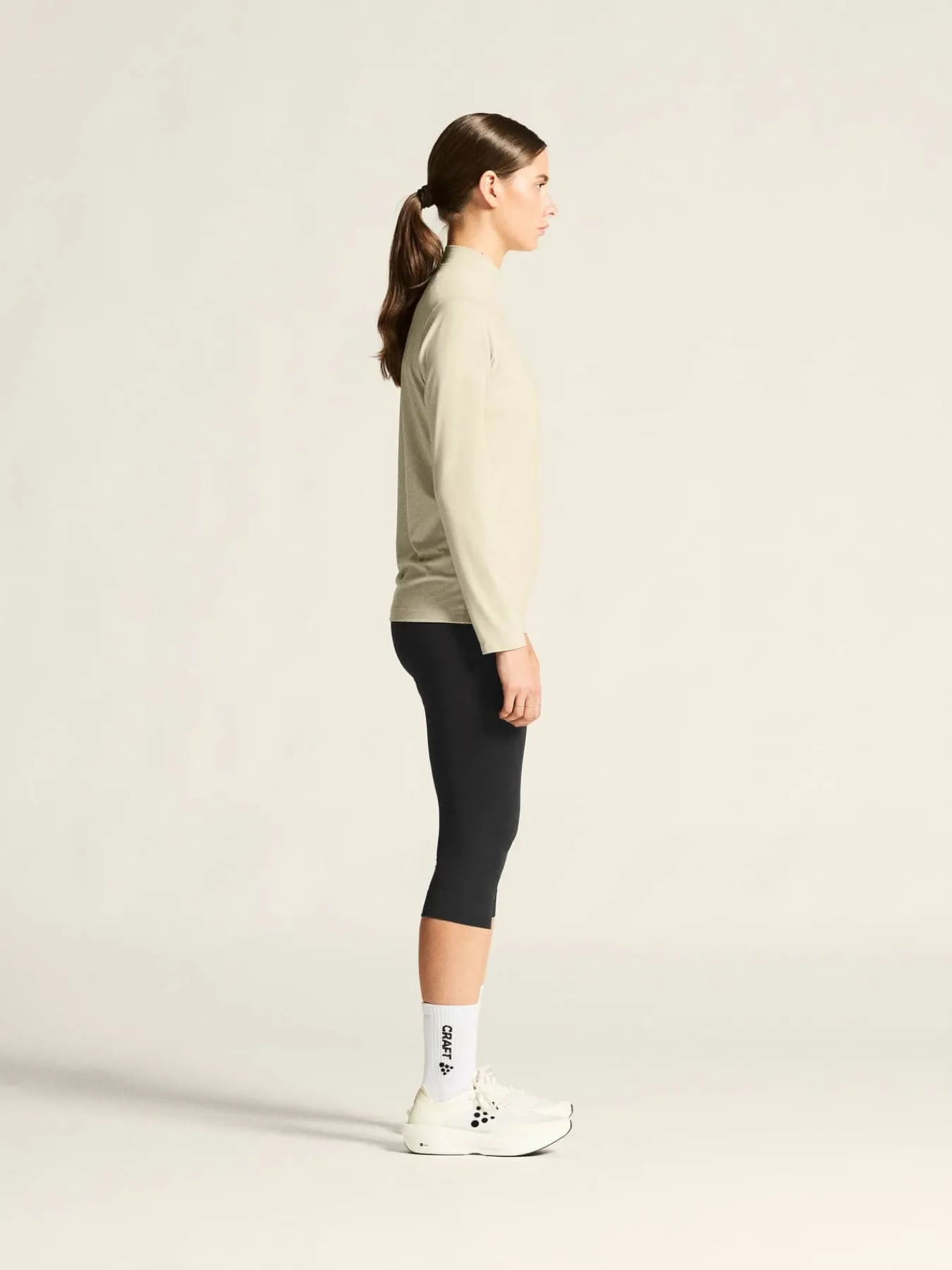 Craft Sportswear Träning^Flow MN LS W Plaster/Melange