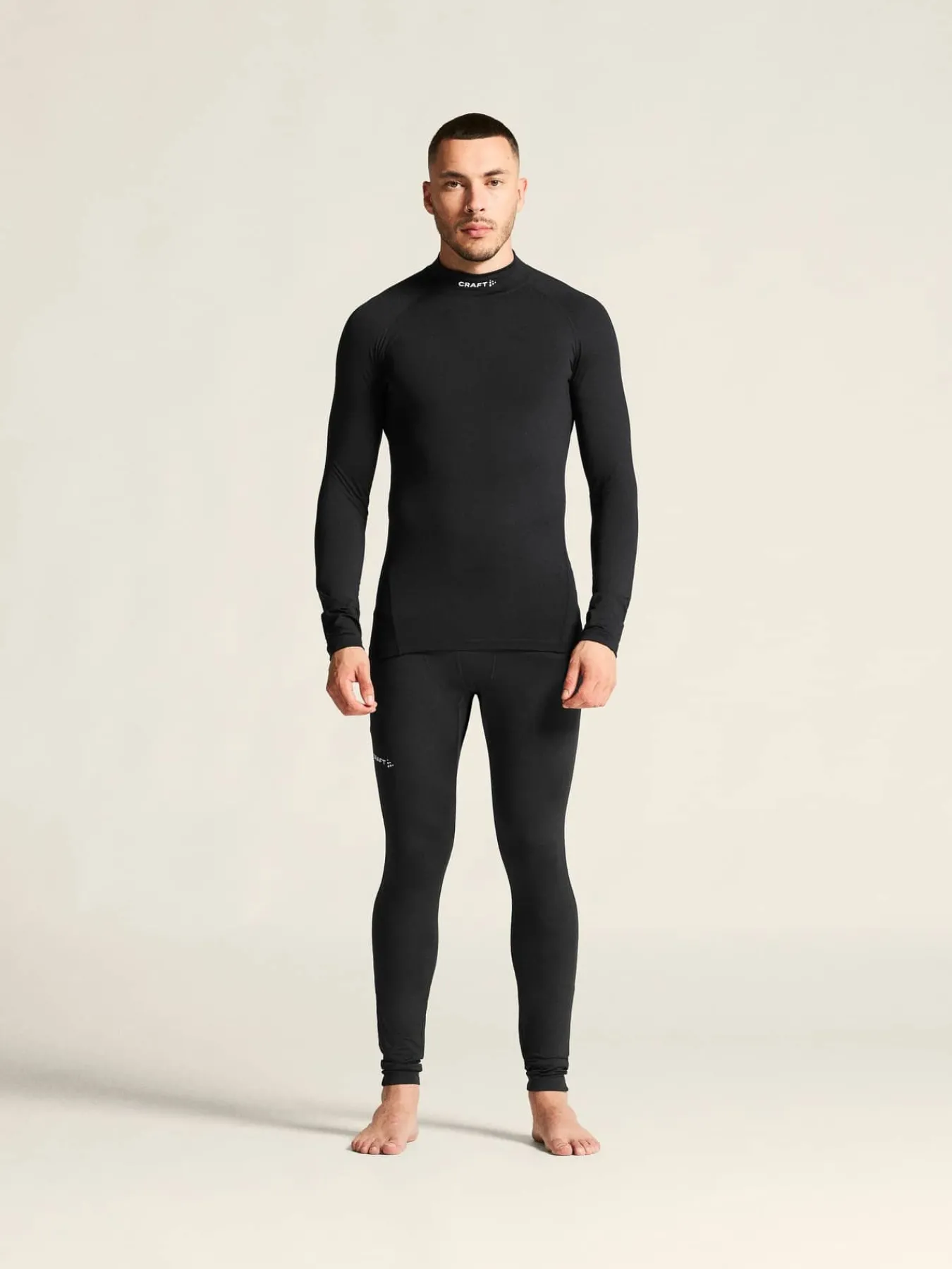 Craft Sportswear T-Shirts & Tröjor|Aktiva Underställ^Flow Thermal MN LS Tee M Black