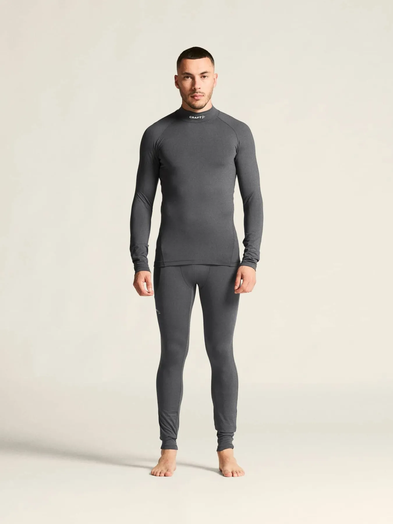 Craft Sportswear T-Shirts & Tröjor|Aktiva Underställ^Flow Thermal MN LS Tee M Granite