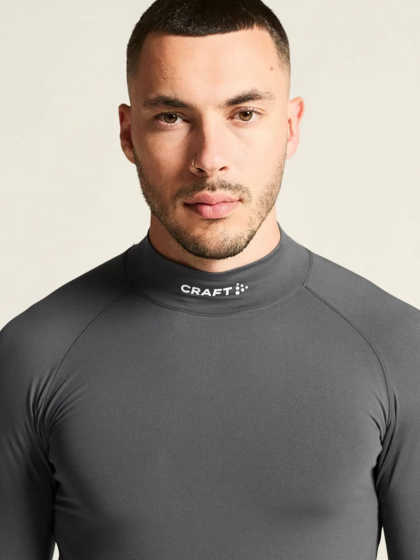 Craft Sportswear T-Shirts & Tröjor|Aktiva Underställ^Flow Thermal MN LS Tee M Granite