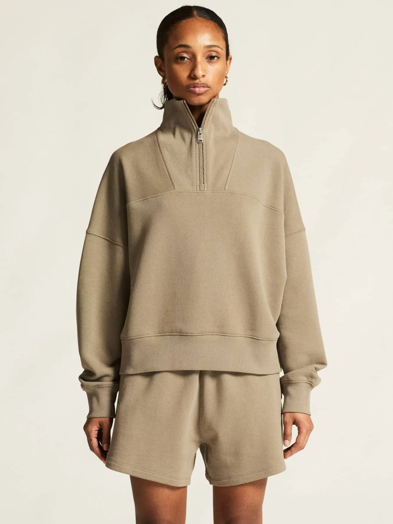 Craft Sportswear Hoodies & Sweatshirts^Frequent HZ Sweatshirt W Taupe