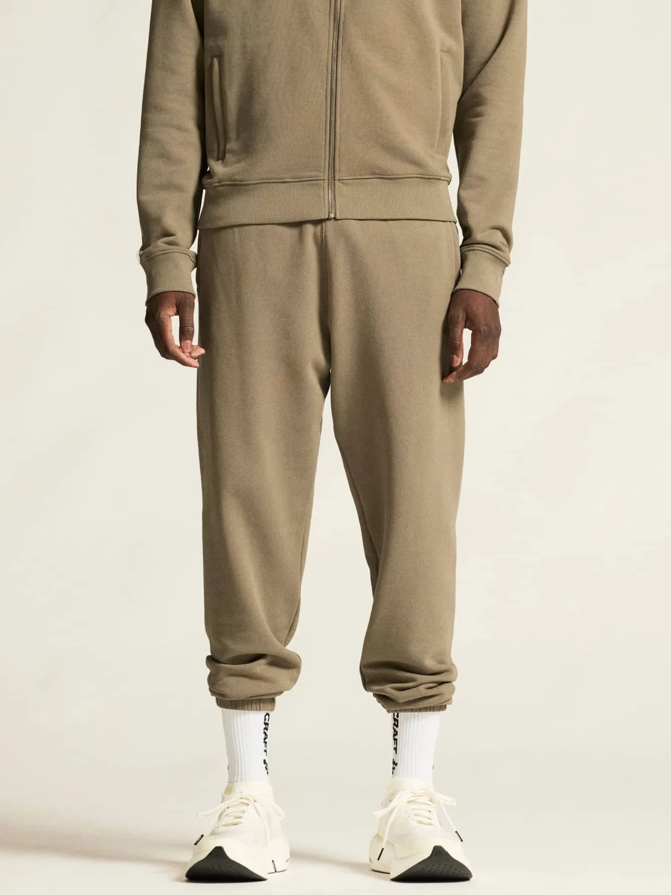 Craft Sportswear Byxor^Frequent Sweatpants M Taupe