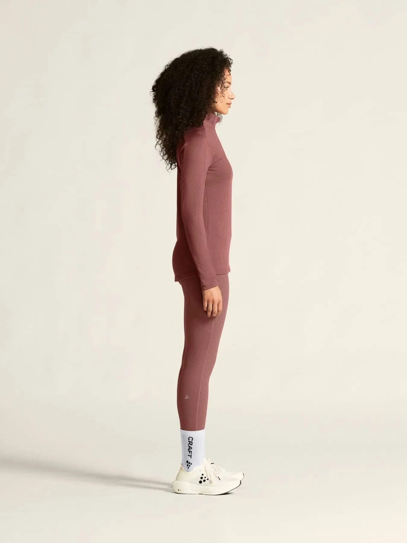 Craft Sportswear Mellanlager & Fleece|Mellanlager^Gain Midlayer W Rose Brown