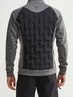 Craft Sportswear Jackor & Västar^Hybrid Jacket M DK GREY MELANGE-BLACK