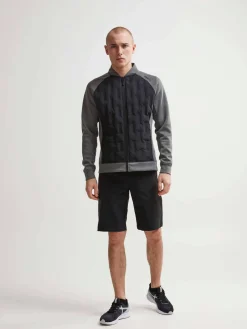 Craft Sportswear Jackor & Västar^Hybrid Jacket M DK GREY MELANGE-BLACK