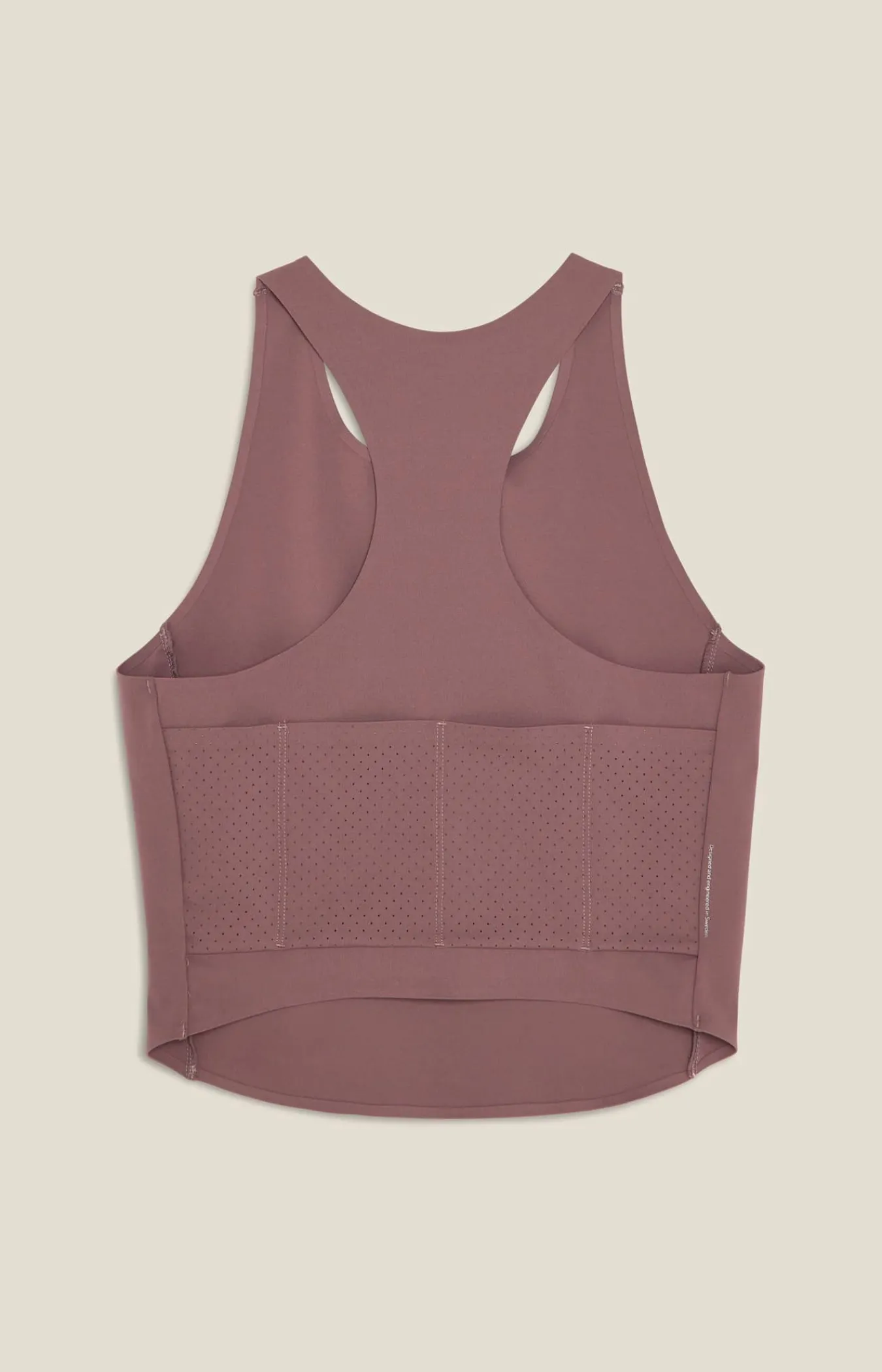 Craft Sportswear Linnen^Hypervent Cropped pocket Singlet W Flint