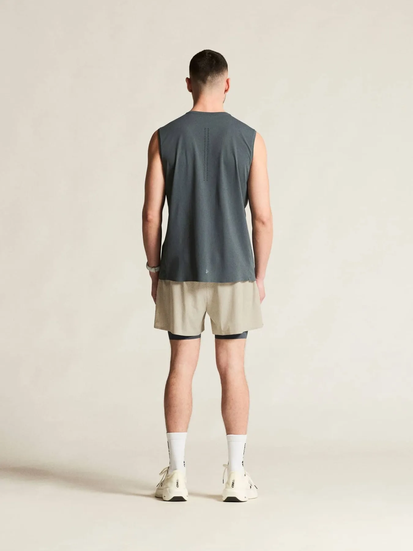 Craft Sportswear Shorts^Hypervent 2-in-1 Shorts M Plaster
