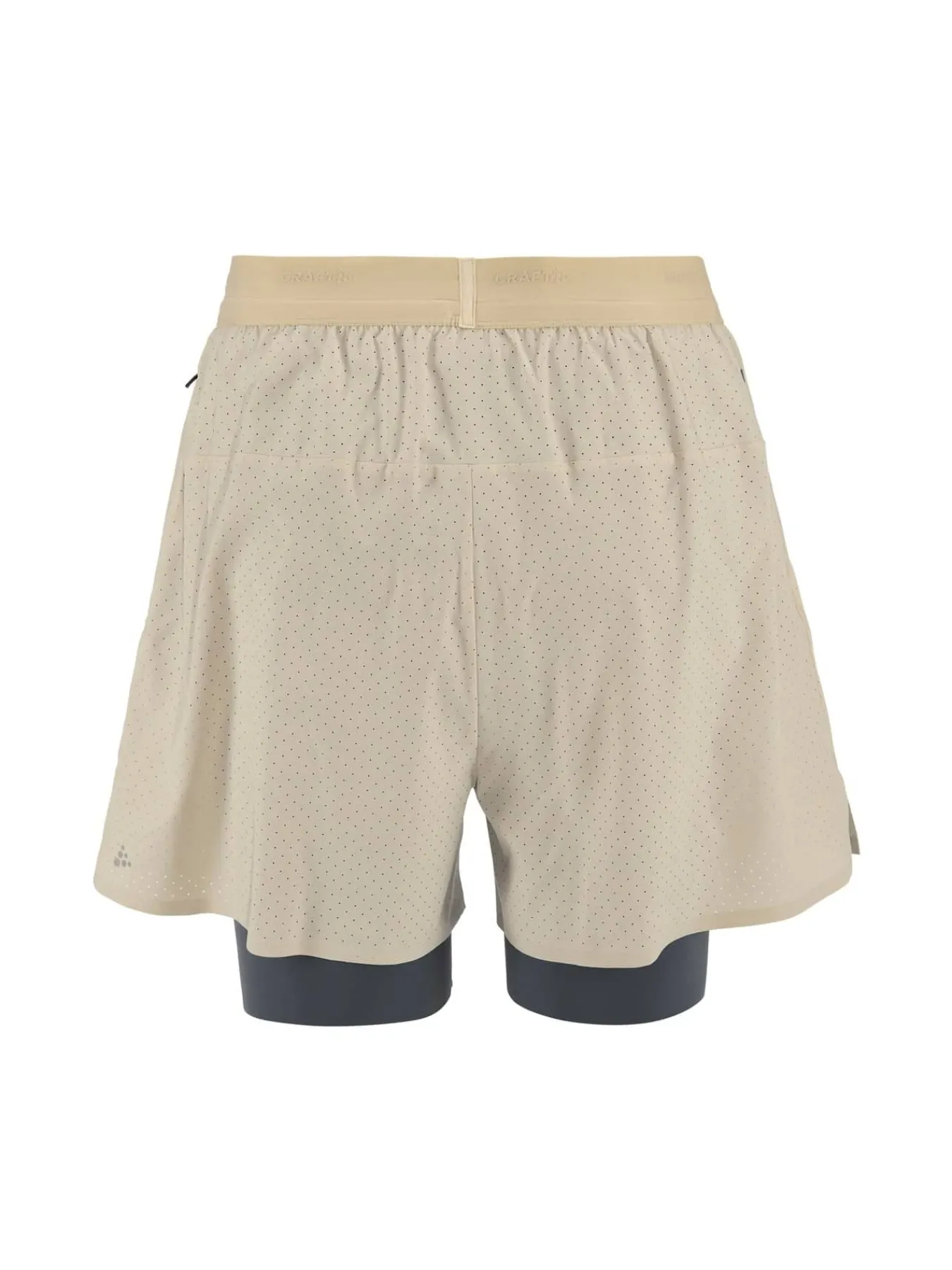 Craft Sportswear Shorts^Hypervent 2-in-1 Shorts M Plaster