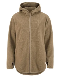 Craft Sportswear Mellanlager & Fleece|Mellanlager^Join Pile Fleece FZ Hood W Taupe