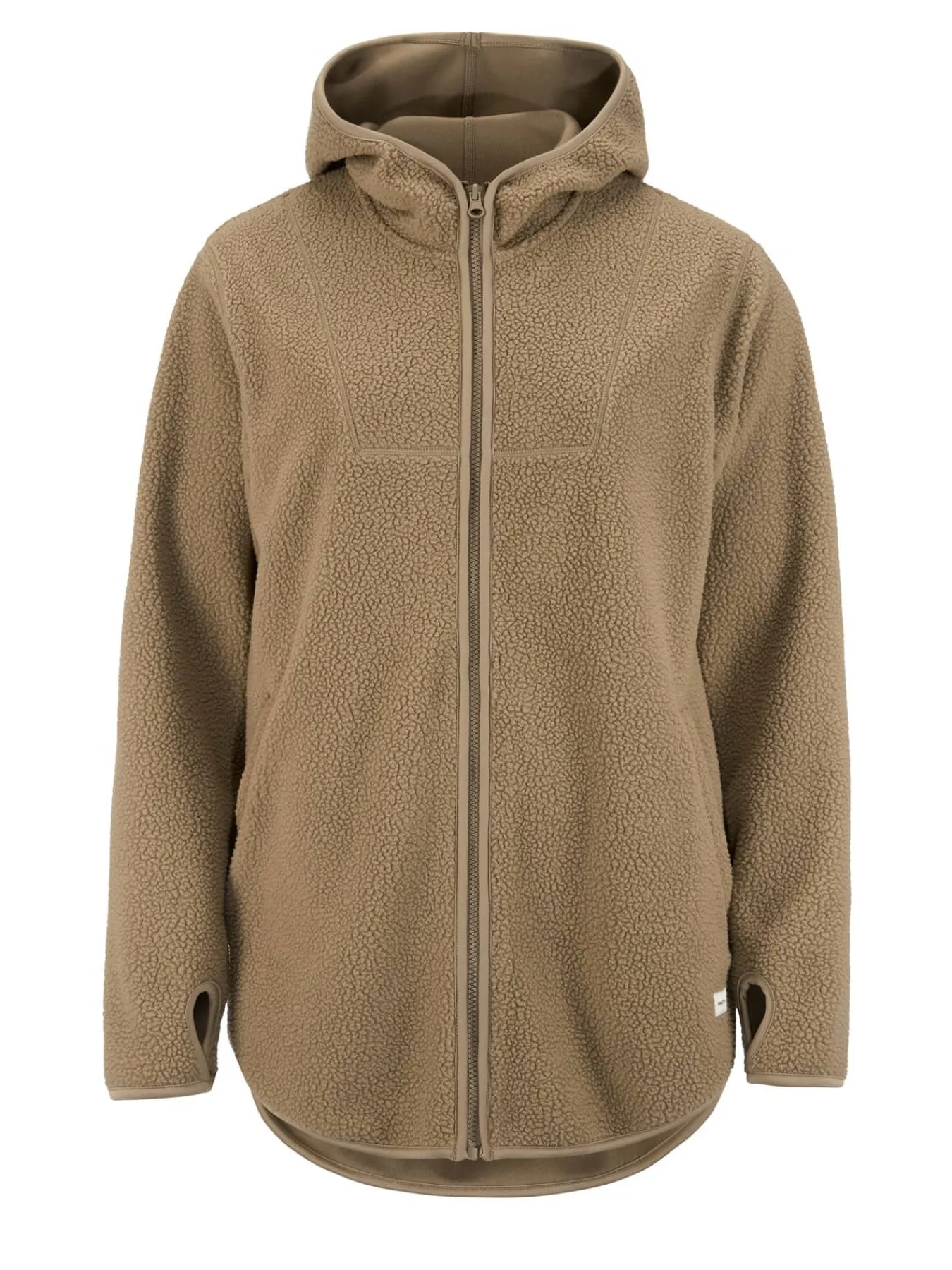 Craft Sportswear Mellanlager & Fleece|Mellanlager^Join Pile Fleece FZ Hood W Taupe