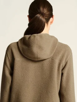 Craft Sportswear Mellanlager & Fleece|Mellanlager^Join Pile Fleece FZ Hood W Taupe