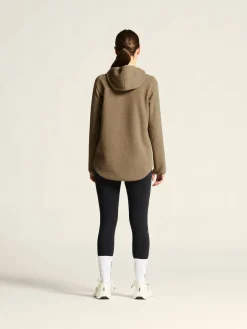 Craft Sportswear Mellanlager & Fleece|Mellanlager^Join Pile Fleece FZ Hood W Taupe