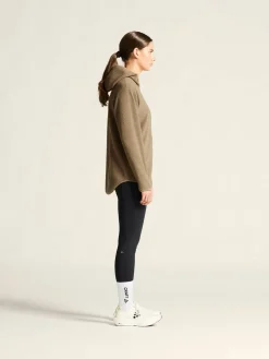 Craft Sportswear Mellanlager & Fleece|Mellanlager^Join Pile Fleece FZ Hood W Taupe