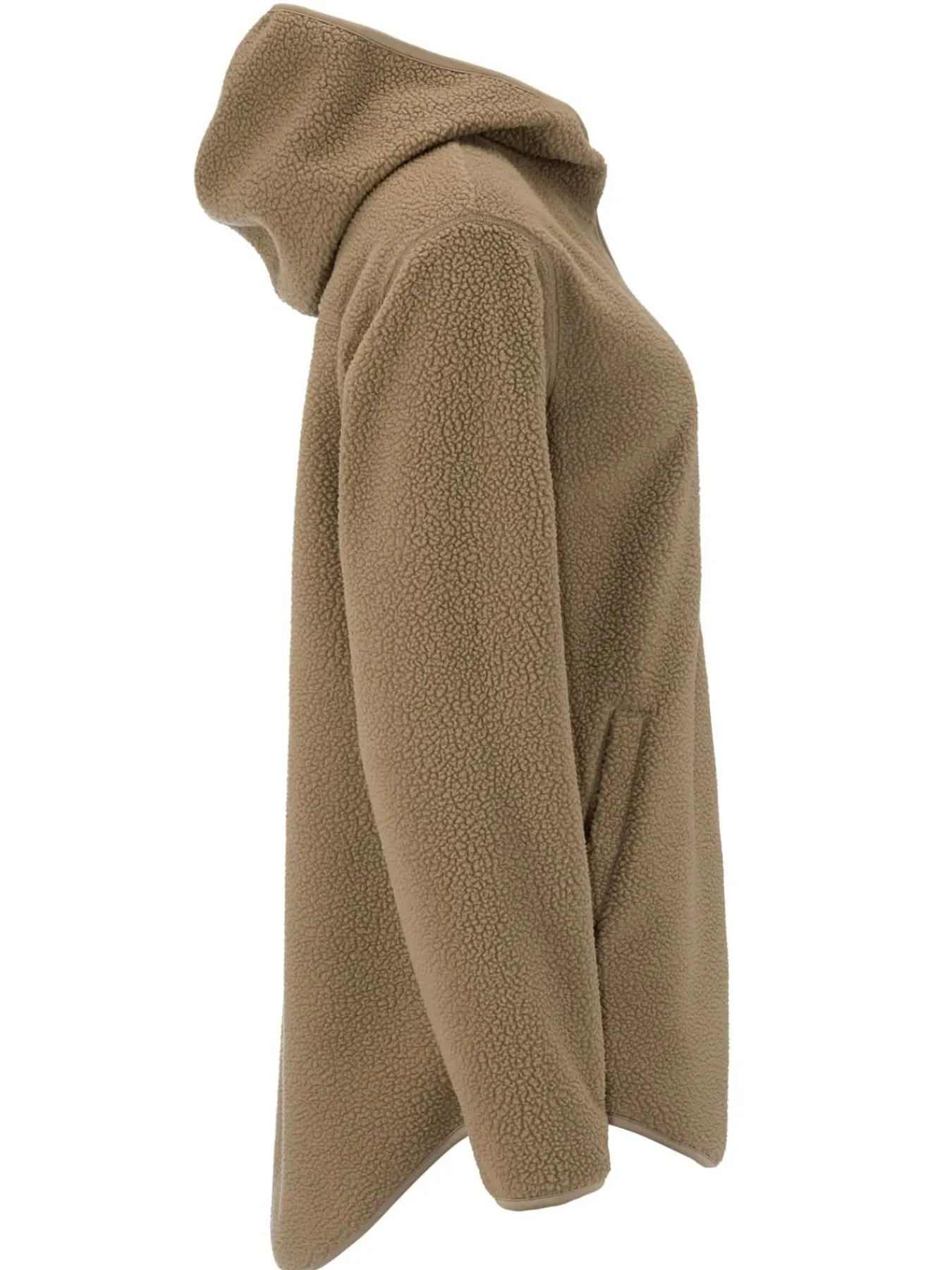 Craft Sportswear Mellanlager & Fleece|Mellanlager^Join Pile Fleece FZ Hood W Taupe