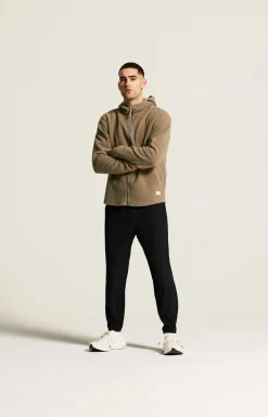 Craft Sportswear Mellanlager^Join Pile Fleece FZ Hood M Taupe