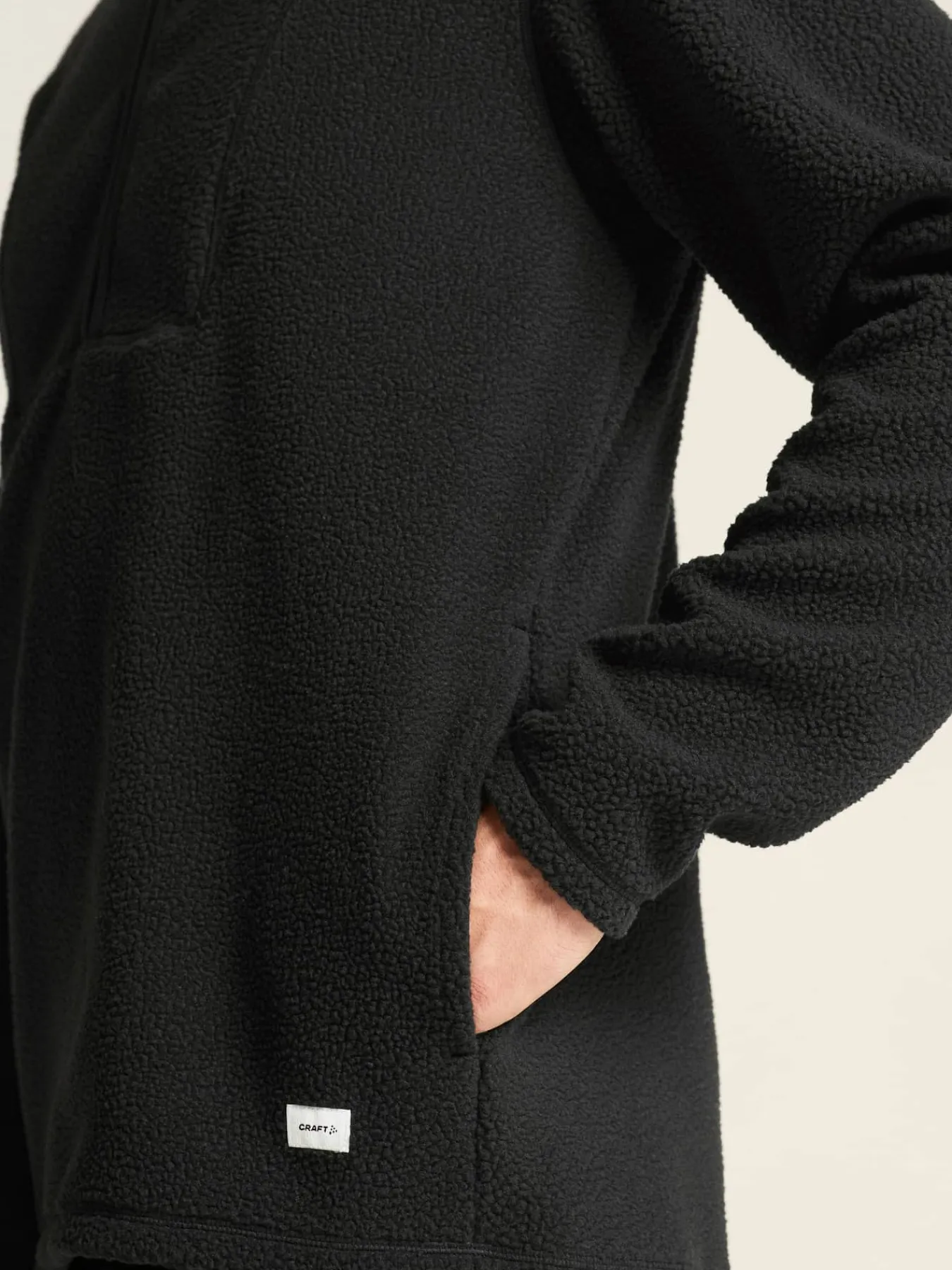 Craft Sportswear Mellanlager^Join Pile Fleece HZ M Black