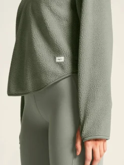 Craft Sportswear Mellanlager & Fleece|Mellanlager^Join Pile Fleece HZ W Leaf