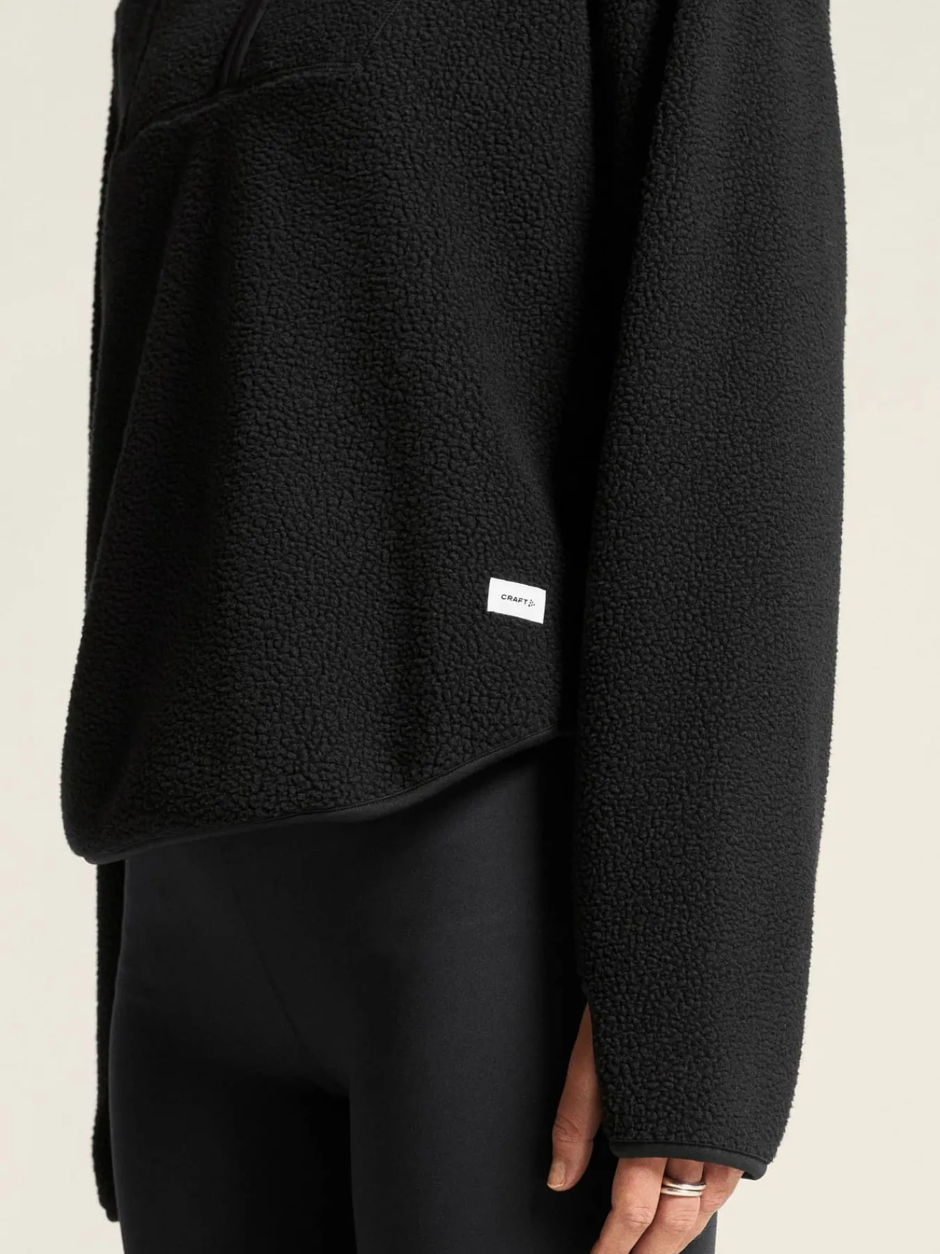 Craft Sportswear Mellanlager & Fleece|Mellanlager^Join Pile Fleece HZ W Black